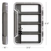 Kingfisher Fly Fishing Slim Waterproof Magnetic Compartment Fly Box 8