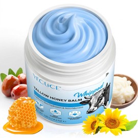 FUKEVY Copper Peptide Tallow Balm,120g Natural Skincare Balm for Anti-Aging, Skin Firming, & Deep Hydration, Whipped Non-Greasy Moisturizer for Dry, Sensitive, Mature Skin, Face & Body Use