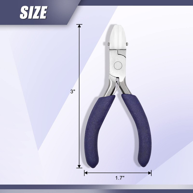 SPEEDWOX Clasp Frame Finishing Pliers, 2 Spare Replacement Parts Included,