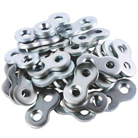 L Continue Figure 8 Fastener or Table Fasteners, Heavy Duty Steel and Galvanized Exterior. (30 Pack)