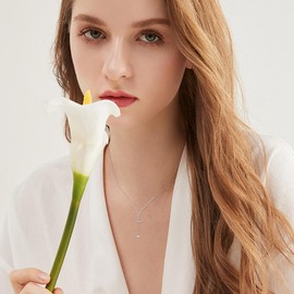 VENACOLY Mermaid Necklace 925 Sterling Silver Sea Necklace Mermaid Jewellery Gifts for Women and Girls, Sterling Silver