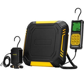 VIVOHOME Electronic Refrigerant Charging Scale with Separate Auto-Dosing Charge Valve, 220 lb High Precision HVAC Freon Scale with Case, for Freon Recover Charge