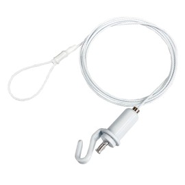 Fukui Metal Crafts Power Wire Freely Diameter 0.5 x 19.7 inches (1.2 mm) x 19.7 inches (50 cm) All White Poster Frame Picture Display 1801-WW