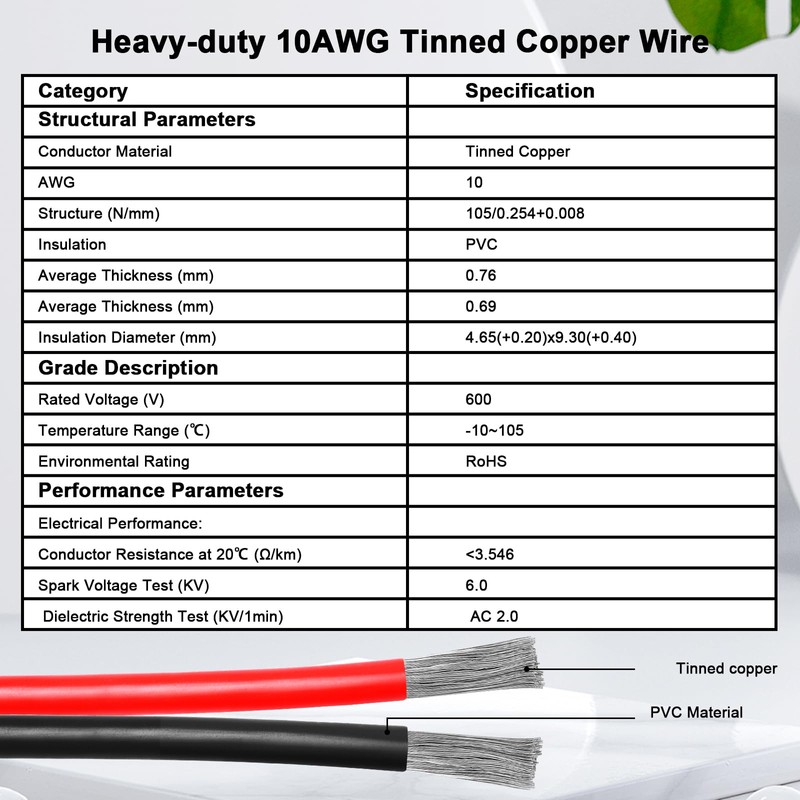 XRDS -RF 10AWG SAE to Solar Panel Connector Cable 3FT
