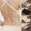 4 Piezas Extensores de Brasier Strapless Sostén Extensor con 3