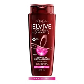 Shampoo Fortalecedor Anticaida Con Aminexil Elvive 680 Ml