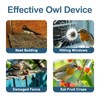 Bird Scarer, 5 Pieces Bird Scarer, False Owl, Reflective Owl