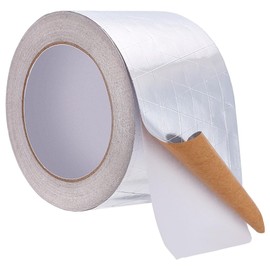 FINGERINSPIRE 82ft Aluminum Foil Tape with Mesh 3inch Wide Silver High Temperature Resistance Repair Tape for Water Pipe Exhaust Pipe HVAC Ducts Ideal for DIY Enthusiasts and Professional Contractors