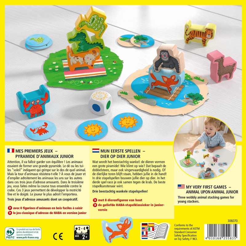 HABA - My First Games - Animal Pyramid Junior -