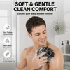 Bathtub Essentials Combo - Anti-Slip Bath Mat - Exfoliating Cloth