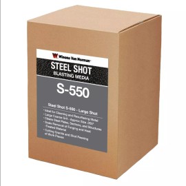 Winona Van Norman Steel Shot S-550 - Blasting Media - Large Shot Size - 25lbs