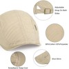 Geyanuo 3Pcs Cotton Newsboy Hat for Men Cool Adjustable Flat