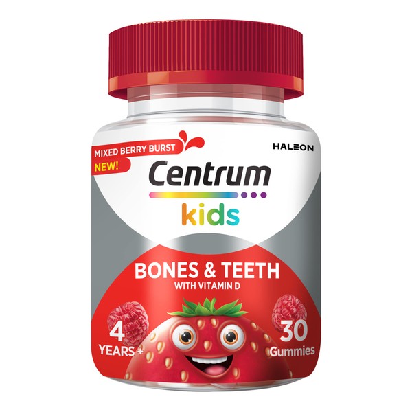 Centrum Multivitamins for Kids Bones & Teeth, Vitamins with 5