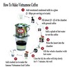 AMT 13 oz Coffee Maker - Vietnamese Phin Filter, 2-3
