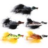 Dr.Fish Topwater Duck Fishing Lure 4.1" Lifelike 3D Duck Poppers