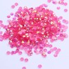 MajorCrafts 500pcs 6.5mm ss30 Transparent AB Flat Back Round 14