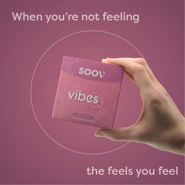 Vibes by Soov | When You're Not Feeling The Feels | 7-Day Period Supplement (5 Capsules a Day) | G&G Vitamins