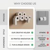 Hokkieam Poop Toilet Paper Holder Stand, 3D Printed Funny Bathroom