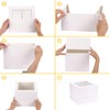 Moretoes 15 Sets Cake Boxes, 10x10x8 Inches Tall Bakery Boxes
