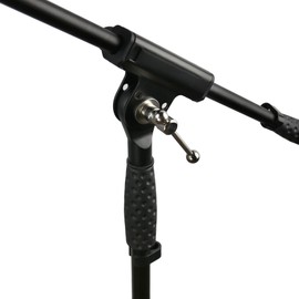 Gearlux Heavy-Duty Telescopic Boom Microphone Stand with Tripod Base and Adjustable Height up to 60 Inches - 1 Pack