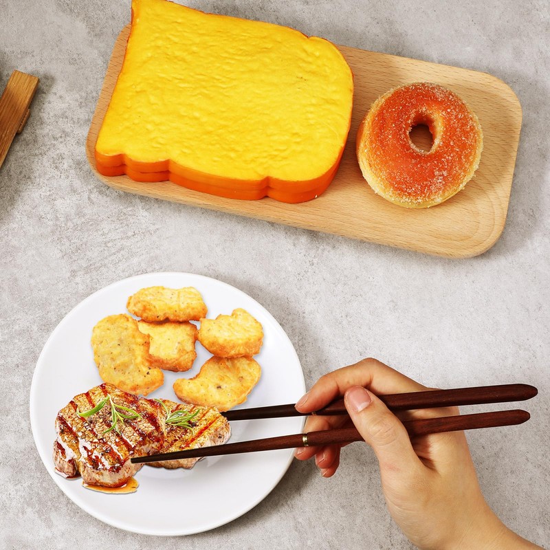 Piriuuo 2 Pairs Foldable Wood Chopsticks, Travel Chopsticks Portable Chopsticks