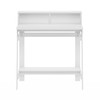 Furinno Simplistic A Frame Computer Desk, Regular, White