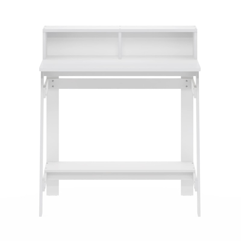 Furinno Simplistic A Frame Computer Desk, Regular, White