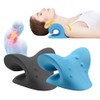 C curve type neck neck stretcher stretching pillow equipment exercise neck hammock neck hammock retractor cushion stretcher, straight neck cervical pillow - C curve type - pink / C커브형 넥 목 스트레처 스트레칭 베개 기구 운동 넥해먹 목해먹 견인기 쿠션 스트레쳐,  바른목경추베개-C커브형- 핑크