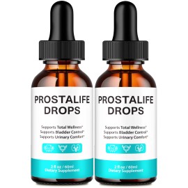 Ideal Performance (2 Pack) ProstaLife Drops Men Prostate Health, Advanced Prosta Life Men Drops