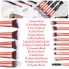 BS-MALL - Juego de brochas de maquillaje de pie para