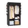 BrFoYu Portable Closet for Hanging Clothes, Portable Wardrobe Closet with