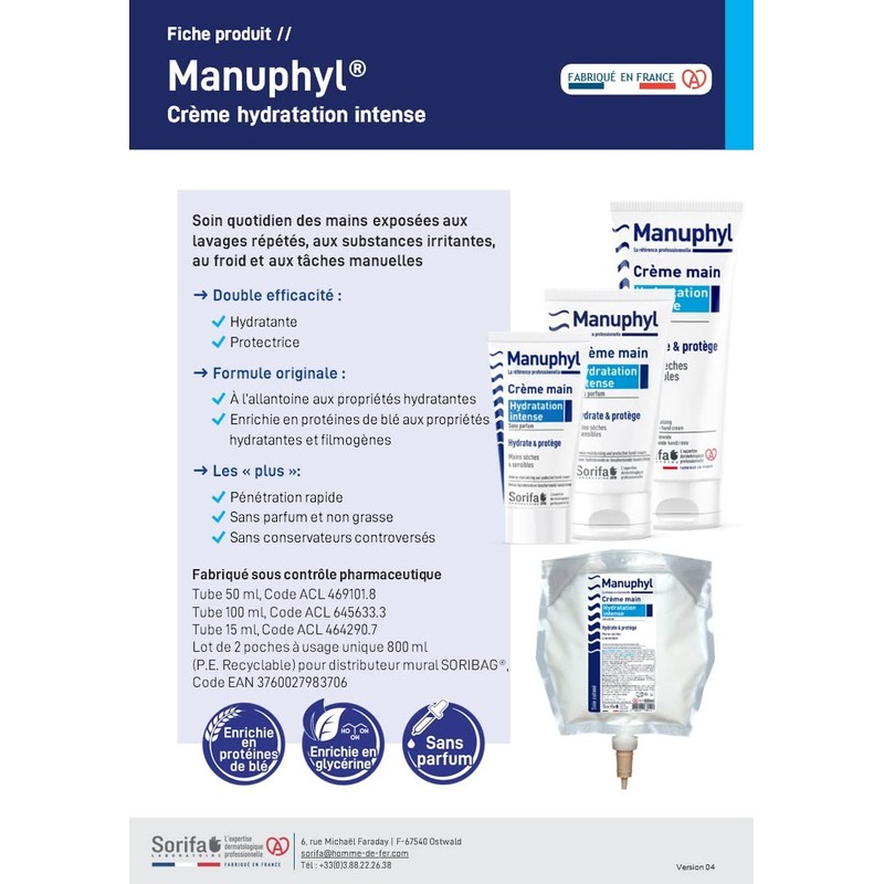Chadog Manuphyl Pflege Repair Cream Rohr 100 ML