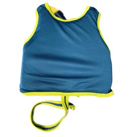 Sand Dollar Swim Trainer Vest Blue Green Max 33 Lbs Ages 2-4 Years Adjustable