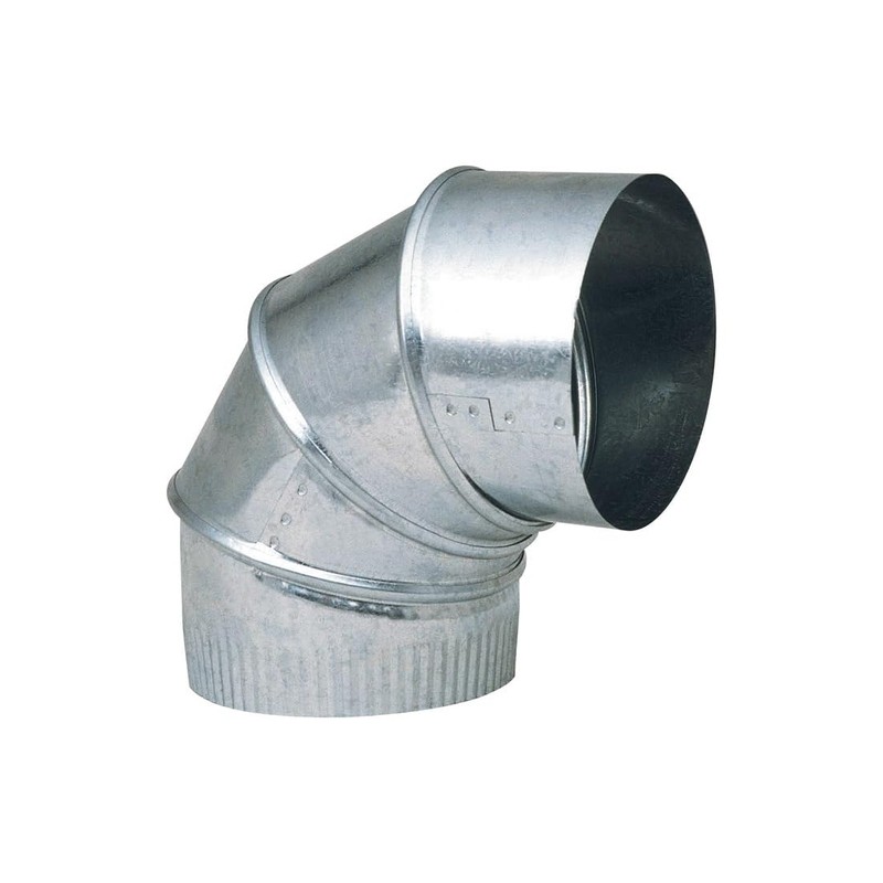 UNITED STATES HDW GV0308 10" 26GA Galvanized Adjustable Elbow