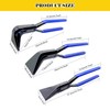 ORIGINTECH 3-Piece Hand Seamers Sheet Metal Tools, Straight, 45°, and