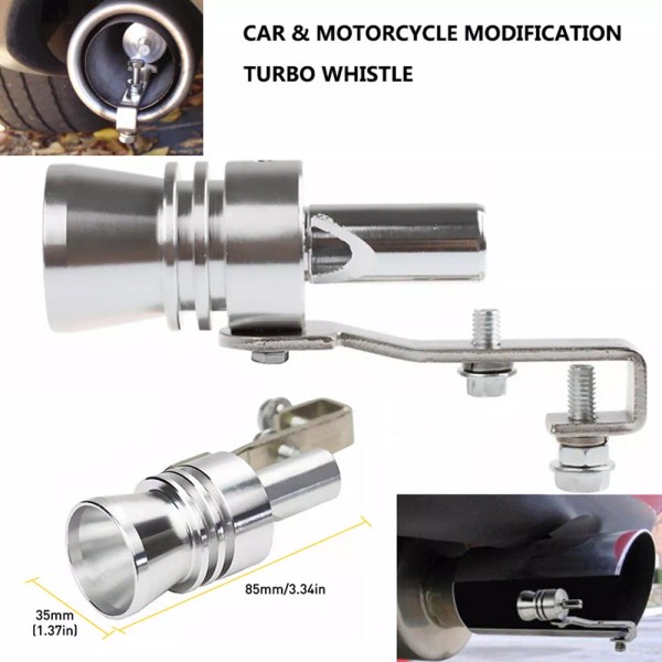 Unbranded Giro Sonido Coche Turbo De Para Plata Universal Silbato