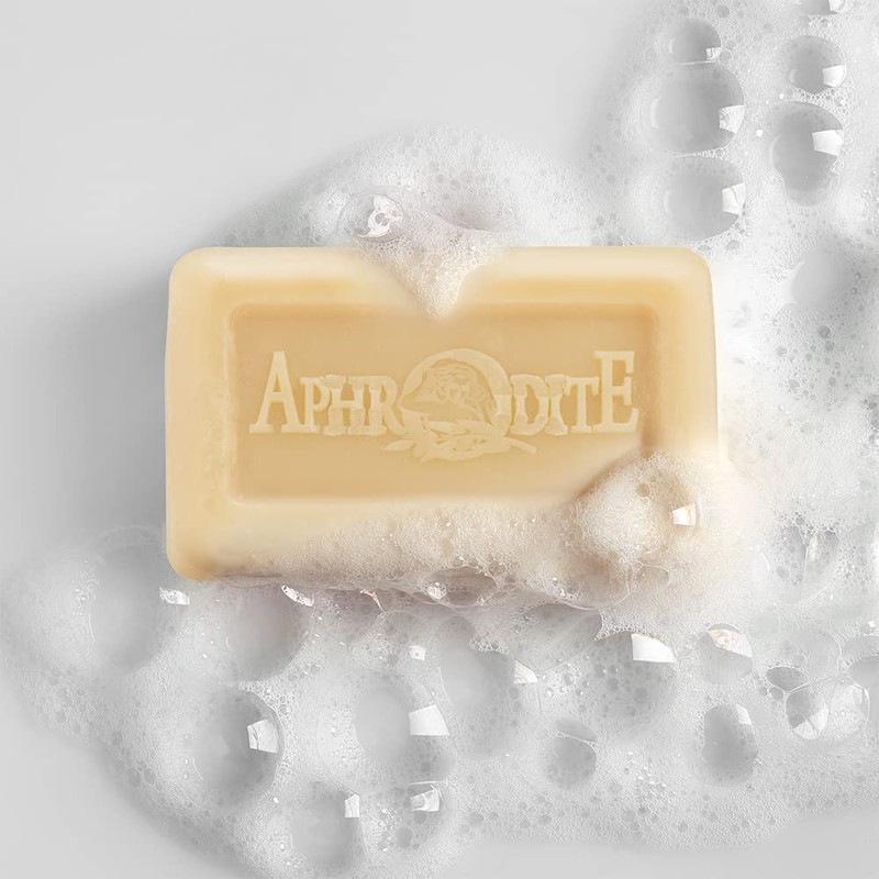 Aphrodite Olive Oil Soap Set 6-Piece Set with Natural Soap.