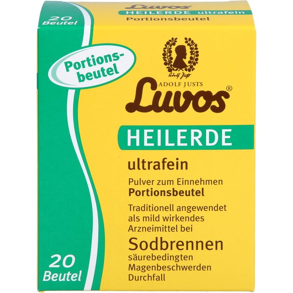 Luvos Heilerde ultrafein Pulver bei Sodbrennen, 20 g Beutel