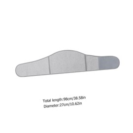 SAFIGLE 1Pc Breathable Wool Lumbar Support Belt Elastic Waist Protective Belt for Low Comfortable Fit for Manual Workers and Sedentary Use for Men Xl White Wool