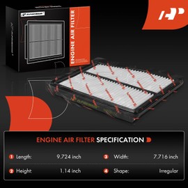 A-Premium 2-PC Engine Air Filter Compatible with Hyundai Sonata 2020-2023, Santa Fe 2021-2023, Tucson 2022-2024 & Kia Sorento 2021-2023, Sportage 2023-2024, 1.6L 2.0L, Replace# 28113-L5100, 28113L5100