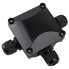 GWHOLE 4Pcs Waterproof IP66 Outdoor Electric Junction Project Box, 3-Way