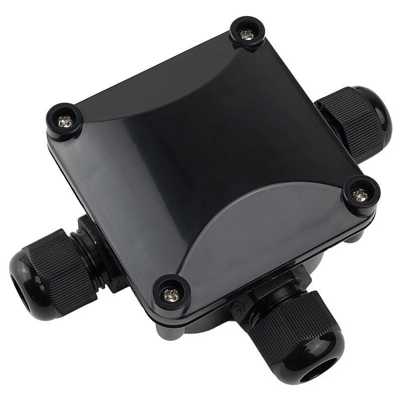 GWHOLE 4Pcs Waterproof IP66 Outdoor Electric Junction Project Box, 3-Way