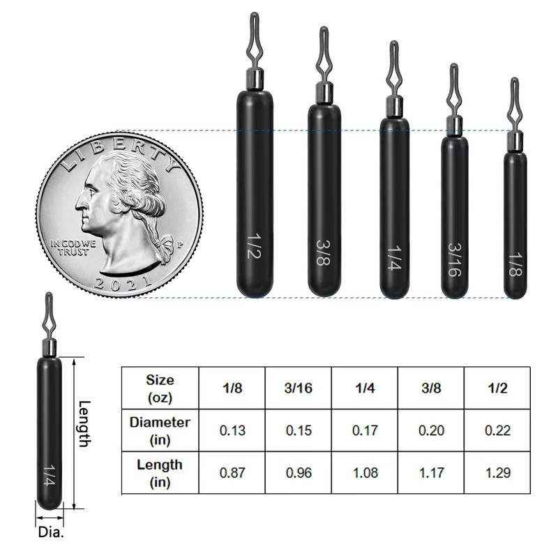 Fishfun - Pesos de tungsteno para pesca de lubina, pesas,