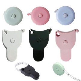Soft Retractable Measuring Tape,6Pcs Retractable Measuring Tape Portable Body Measure Tape,Body Measuring Tape,Retractable Sewing Tailor Tape,Body Measuring Tape Automatic Retractable Measuring Tape