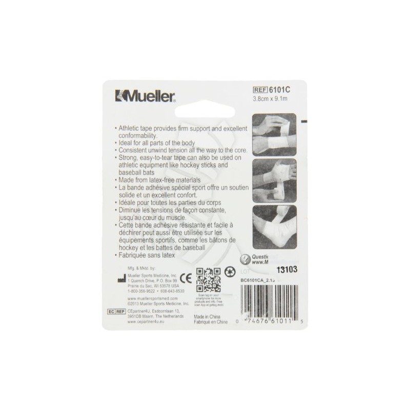 Mueller Sport Mtape Single Roll, 2.1 Ounce