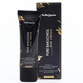 The Skin Supreme Pure Bactiol Silk Cream 1.7 fl oz (50 ml) Bakuchiol Cream Niacinamide Blended, Sensitive Skin, Hypoallergenic, All-in-One Korean Cosmetics, Korean Skin Care