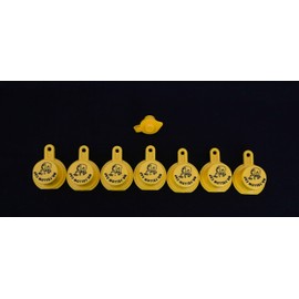 Yellow Gas Can Cap That Fits Your Vintage Blitz Spout - 7 Single Caps & 1 FREE Vent