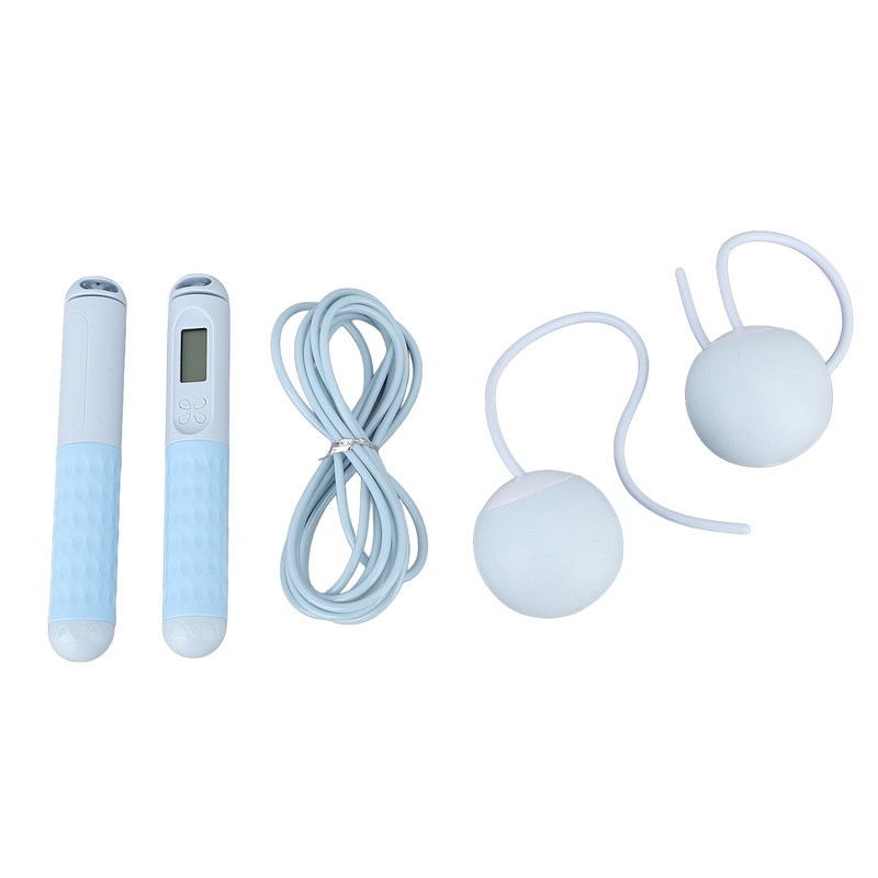Cordless Jump Rope with Counter LCD Backlit Display Smart Weighted