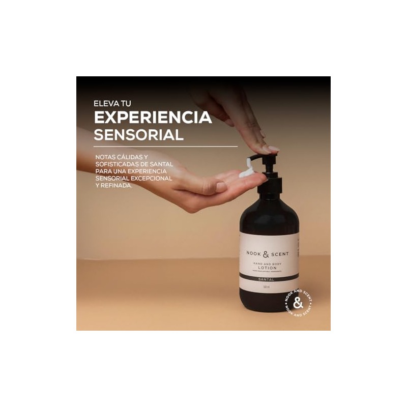 Crema Hidratante Corporal y de Manos Santal 500 ml |