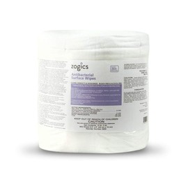 Zogics Antibacterial Wipes – Disinfecting Wipes for Sanitizing and Cleaning Surfaces and Equipment, EPA Registered Antibacterial Cleaning Wipes (1,600 Count – 2 Rolls of 800 Wipes)